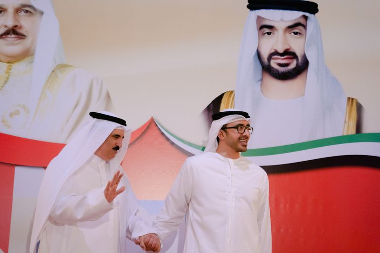 الشيخ عبدالله بن زايد آل نهيان يشارك بحفل السفارة