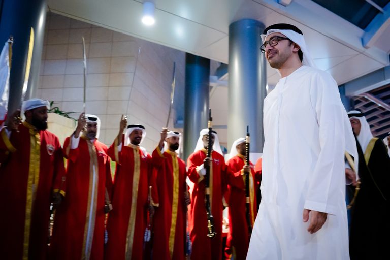 الشيخ عبدالله بن زايد آل نهيان يشارك بحفل السفارة