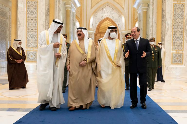 رئيس دولة الإمارات وعاهل البحرين