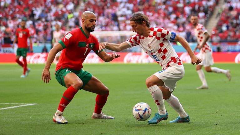 من مباراة المغرب وكرواتيا في كأس العالم 2022 مباراة المغرب وكرواتيا في كأس العالم 2022