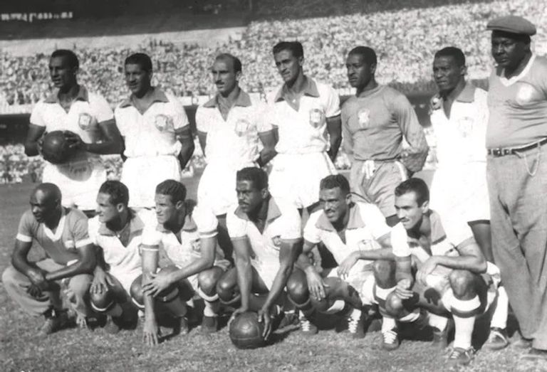 منتخب البرازيل في كأس العالم 1950 من مباراة البرازيل وأوروجواي في كأس العالم 1950