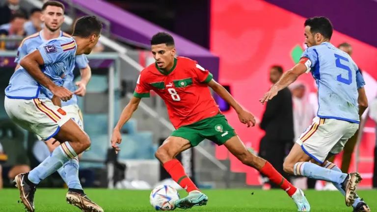 عز الدين أوناحي منتخب المغرب في كأس العالم 2022