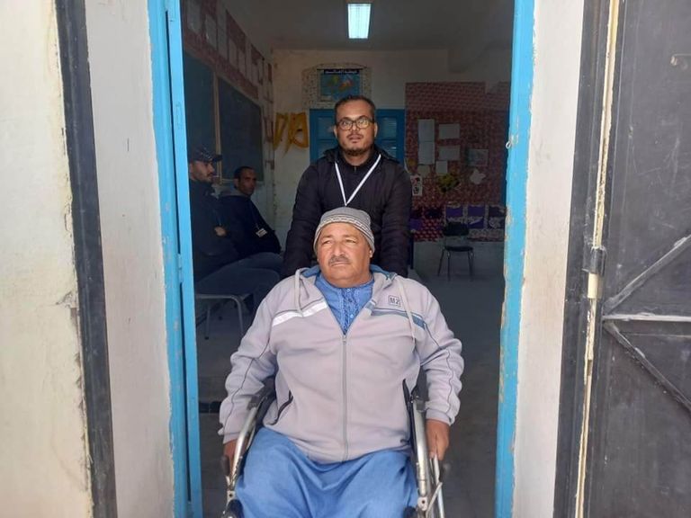 أصحاب الهمم يشاركون في الانتخابات