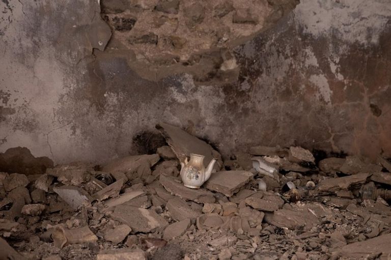 مبنى يستخدم لتخزين الذخائر غير المنفجرة