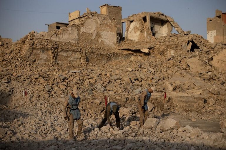 مبنى يستخدم لتخزين الذخائر غير المنفجرة