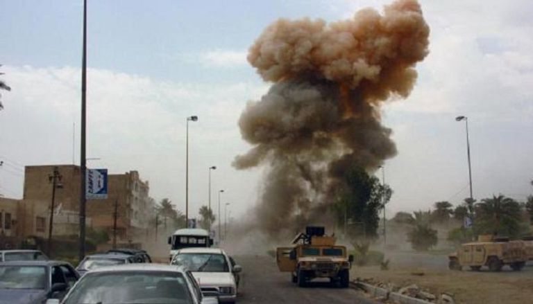 آثار هجوم سابق في كركوك العراقية