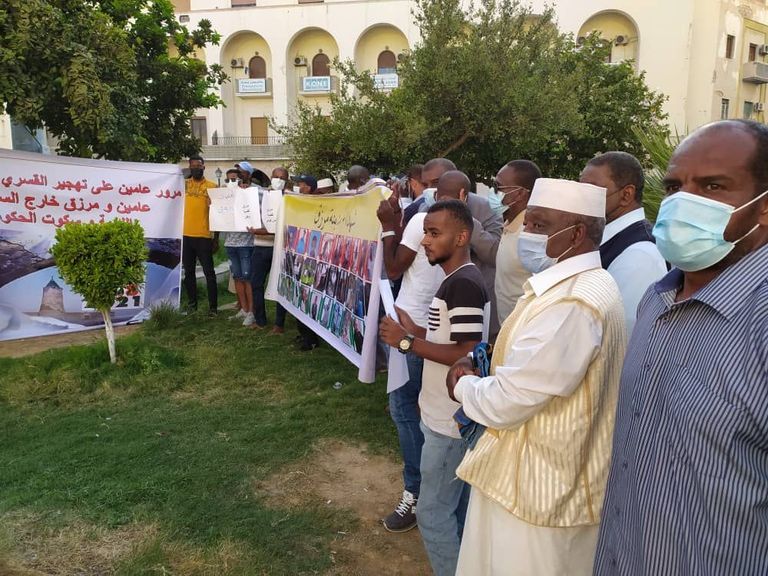 وسيم تاج الدين رئيس مفوضية المجتمع المدني مرزق الليبية