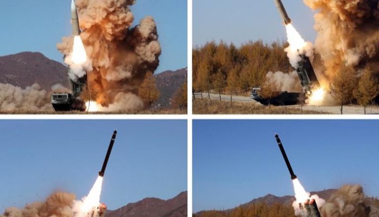 تجربة صاروخية سابقة لكوريا الشمالية