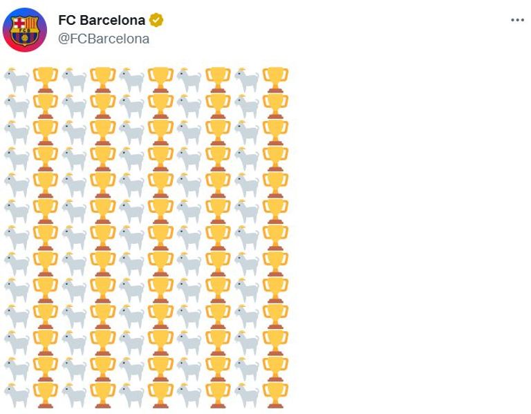حساب برشلونة