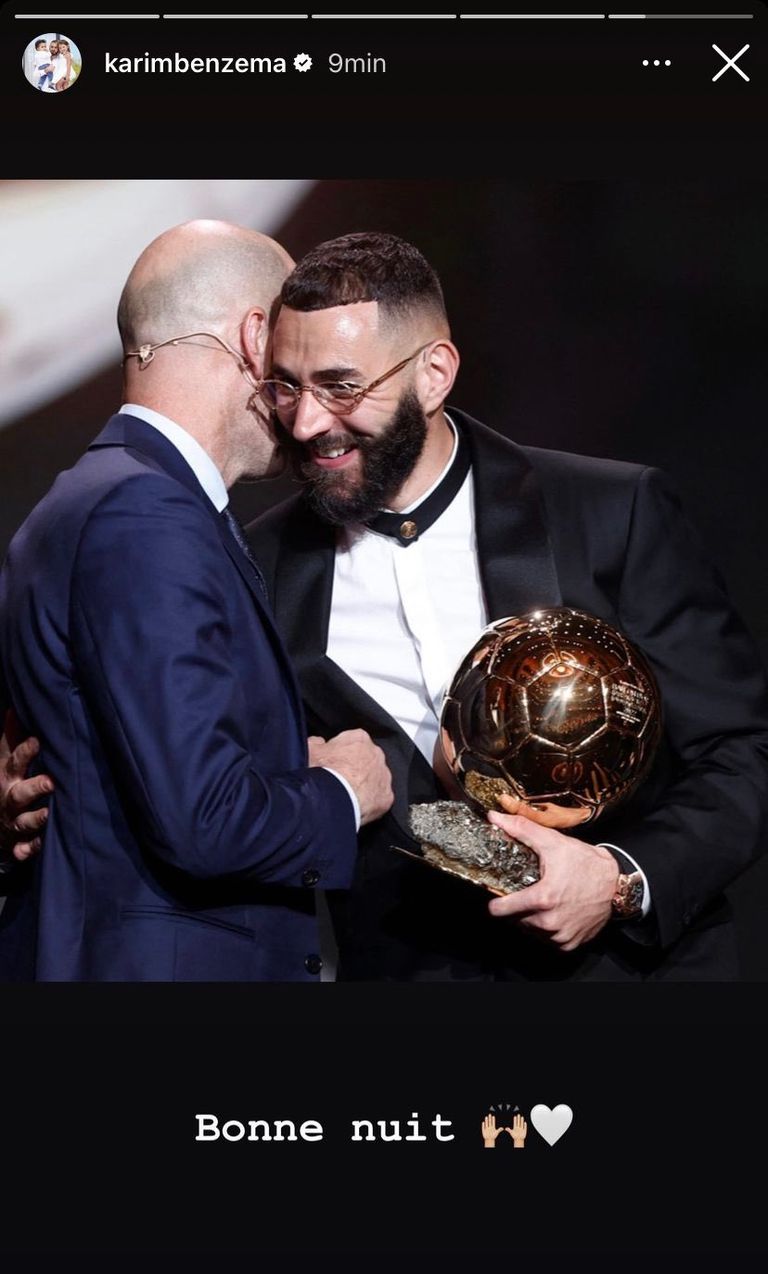 بنزيما وزيدان بنزيما وديشامب