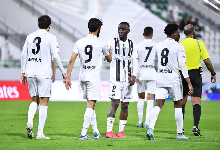 فريق الجزيرة شباب الأهلي ضد الوصل