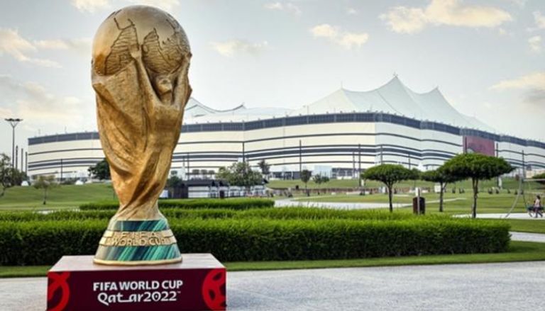 مجسم لكأس العالم 2022