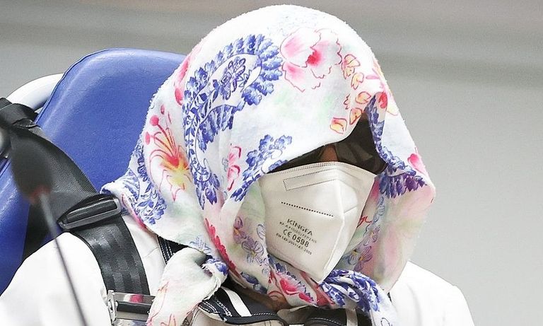 الألمانية المدانة إرمجارد فورخنر خلال محاكمتها