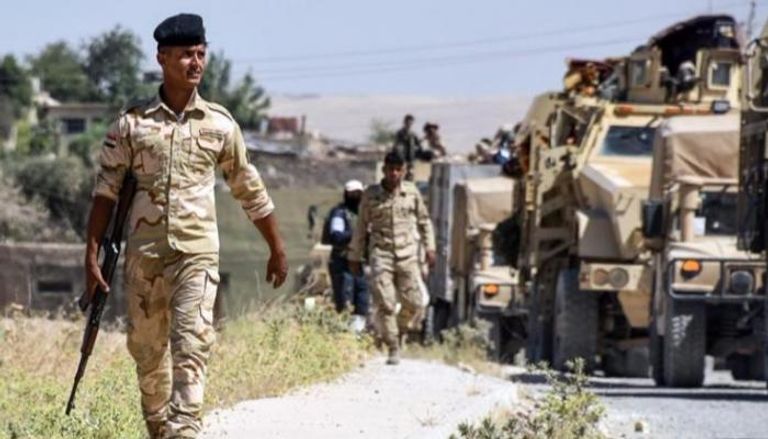 عناصر من الجيش العراقي خلال مهمة أمنية