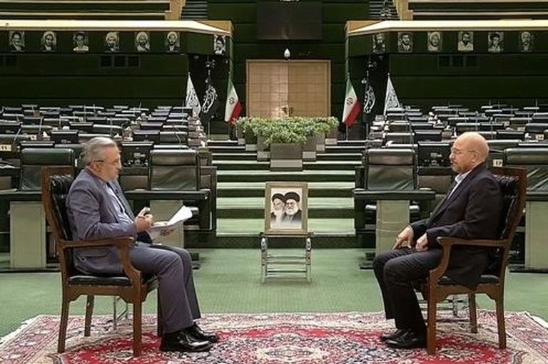 محمد باقر قاليباف وإبراهيم رئيسي