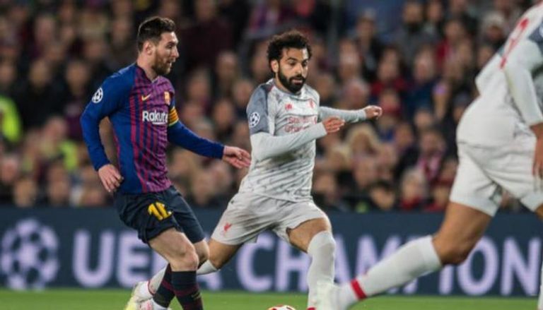 محمد صلاح وميسي في دوري أبطال أوروبا محمد صلاح بعد خسارة نهائي كأس أمم أفريقيا 2017