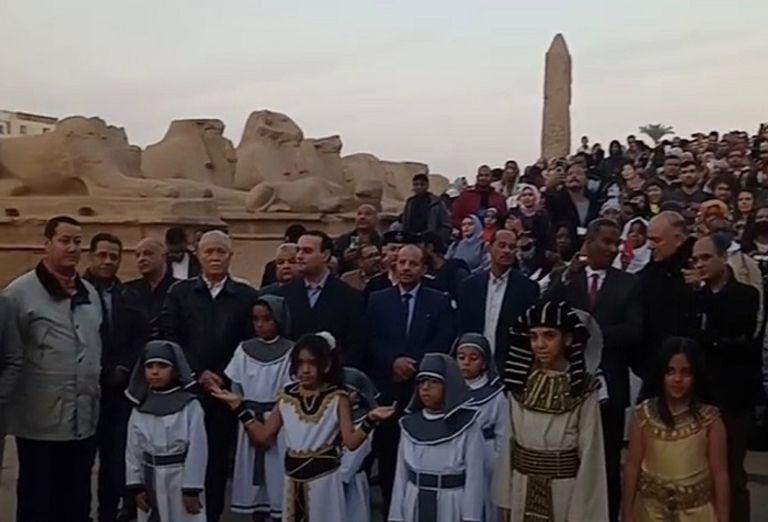 تعامد الشمس على قدس أقداس معبد الكرنك