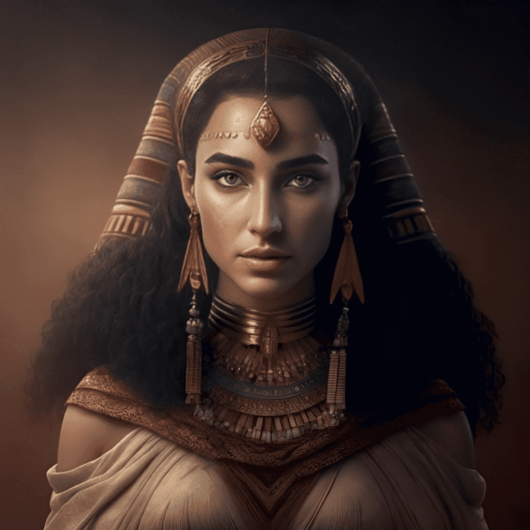 ملكة من مصر القديمة بتقنية الذكاء الاصطناعي مروجو الأفروسنتريك بالزي الفرعوني