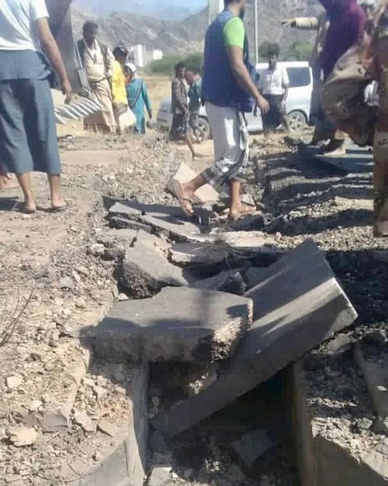 جانب من موقع الهجوم الإرهابي