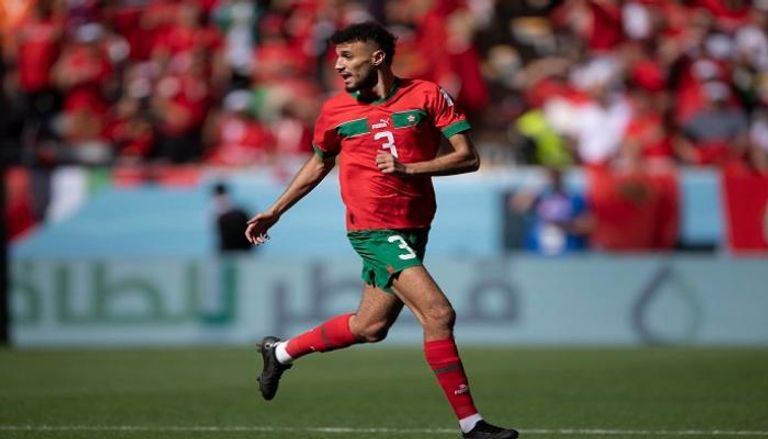 نصير مزراوي بقميص المنتخب المغربي
