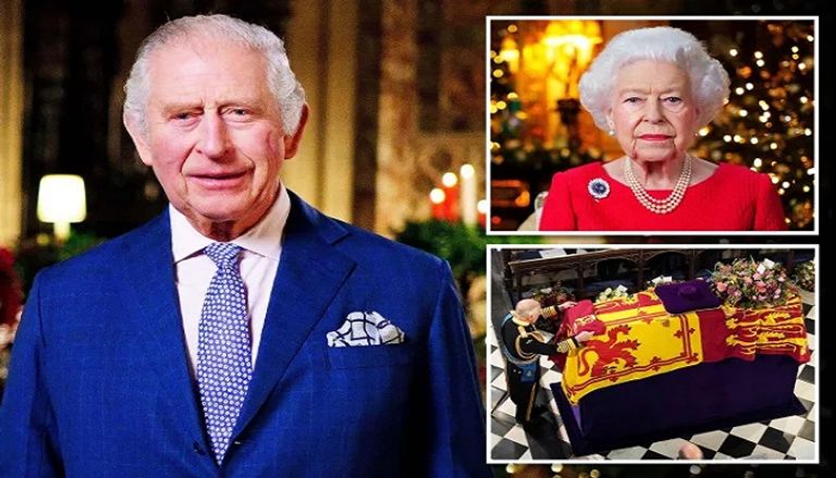 صورة للملك تشارلز في أول خطاب له في عيد الميلاد