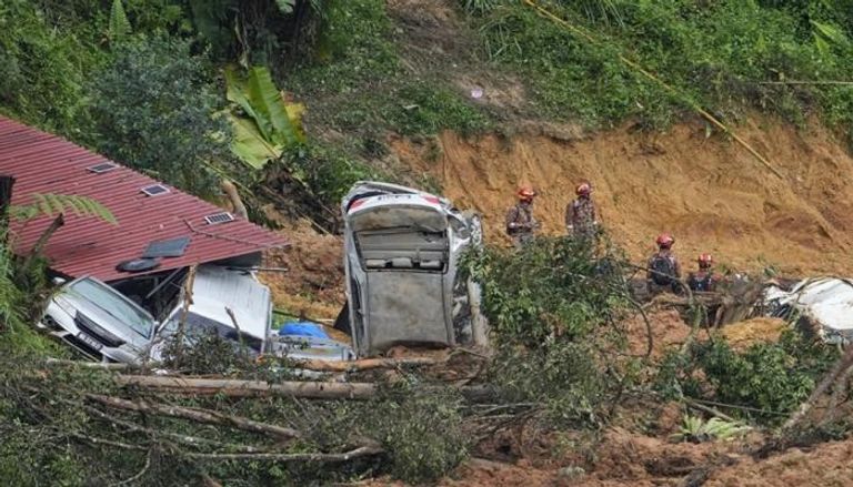 الانهيار وقع قرب بلدة باتانغ كالي في ضواحي العاصمة كوالالمبور