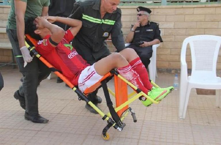 إصابات لاعبي الأهلي أكرم توفيق