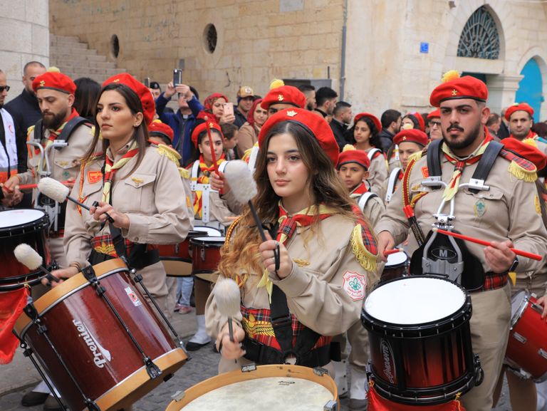 جانب من الاحتفالات