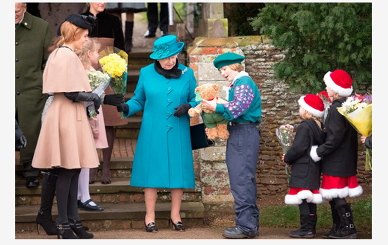 احتفال العائلة الملكية بالكريسماس
