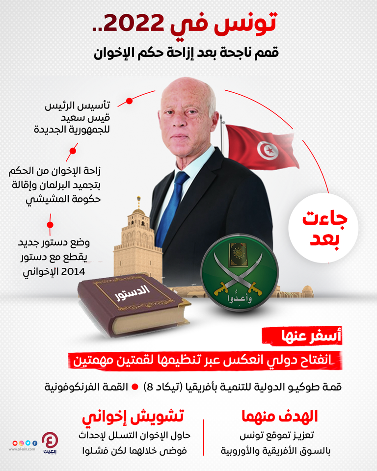 قمم ناجحة في تونس بعد إزاحة حكم الإخوان