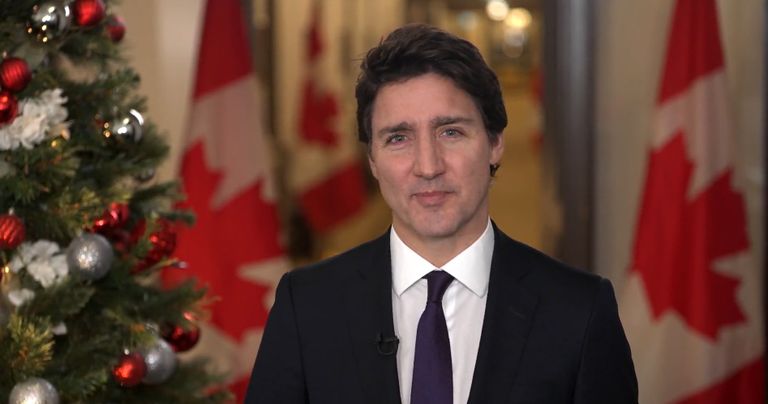 الملك تشارلز - بايدن - ترودو - ميلوني في احتفالهم بالكريسماس