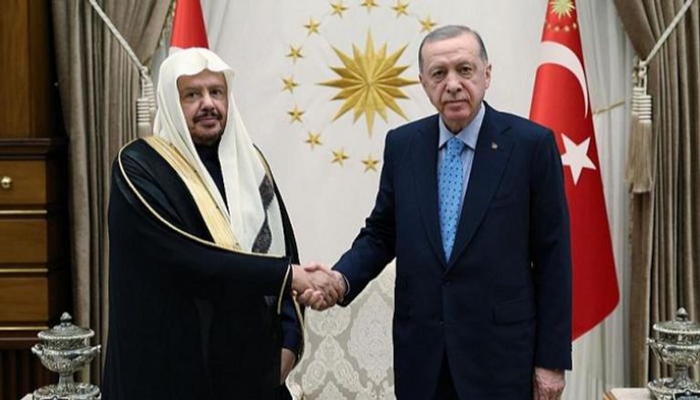 أردوغان يستقبل رئيس مجلس الشورى السعودي