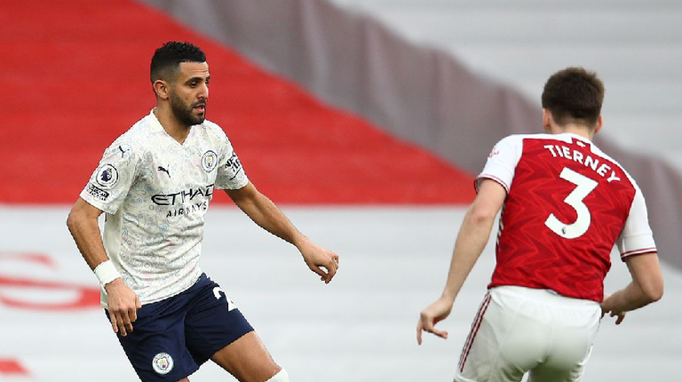 محرز ضد أرسنال