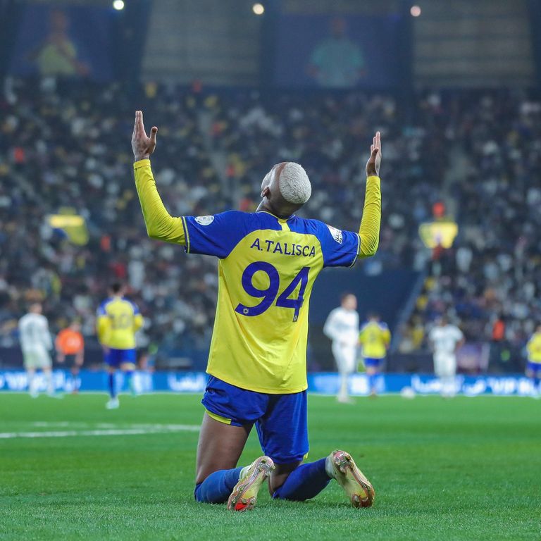 جانب من مباراة النصر والهلال