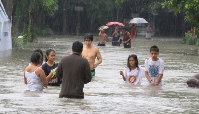 الفيضانات غمرت مساحات واسعة في الفلبين