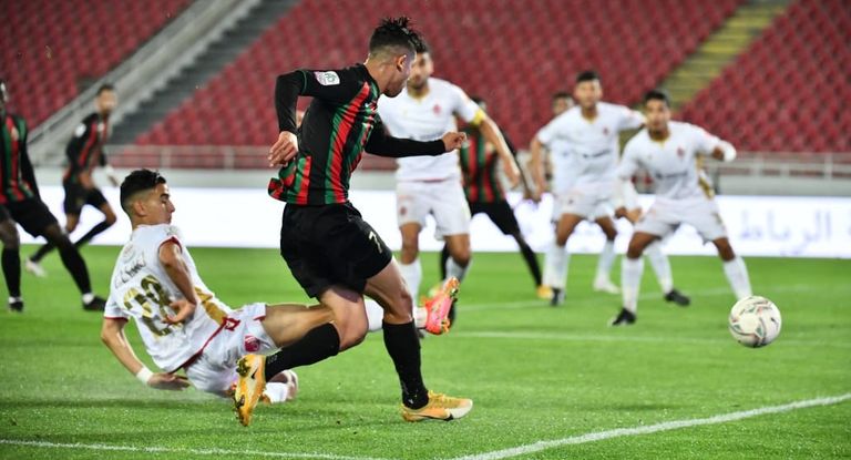 الجيش ضد الوداد من مباراة الجيش الملكي ضد الوداد في الدوري المغربي