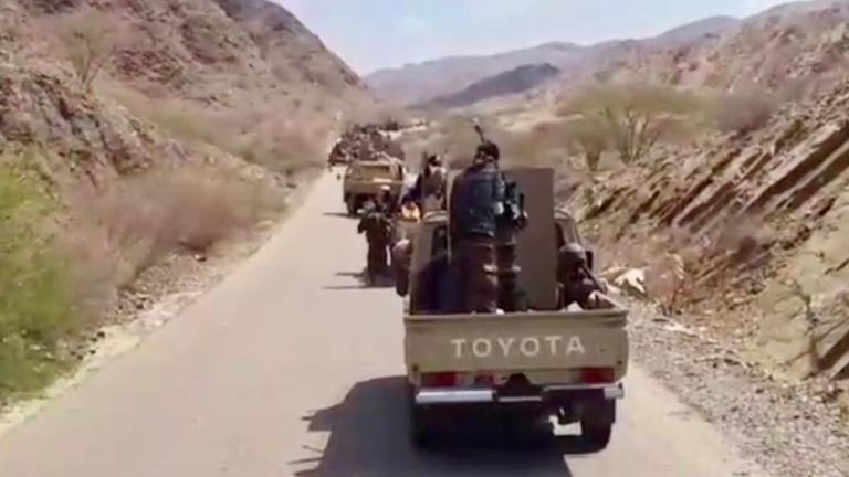 عربة جنود تابعة للقوات الجنوبية في أبين - أرشيفية