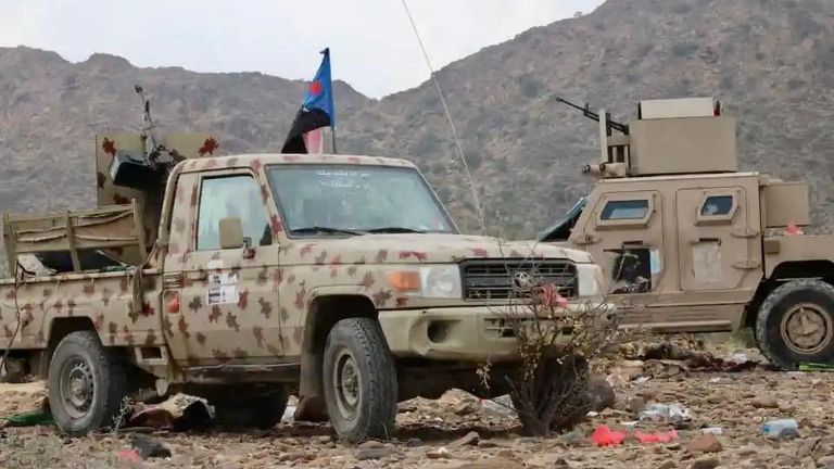 عربة جنود تابعة للقوات الجنوبية في أبين - أرشيفية