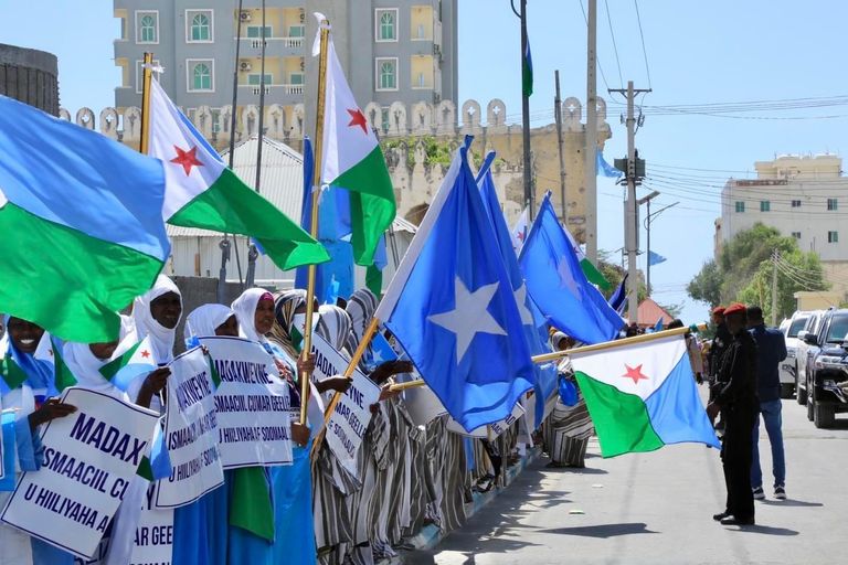 جانب من افتتاح الأكاديمية الإقليمية للغة الصومالية