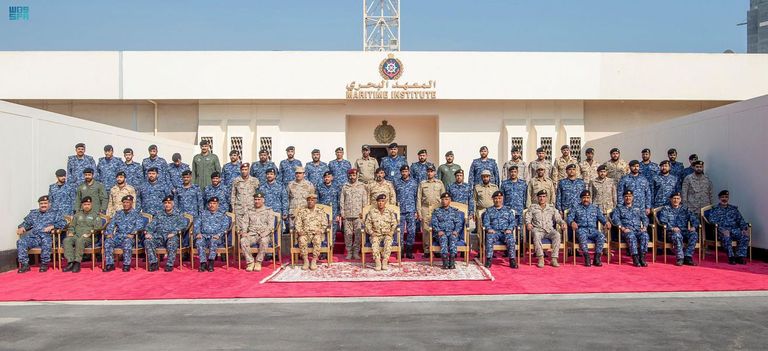 جانب من التمرين البحري