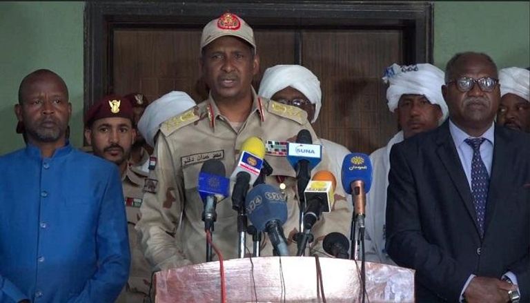 الفريق أول محمد حمدان دقلو نائب رئيس المجلس السيادي السوداني