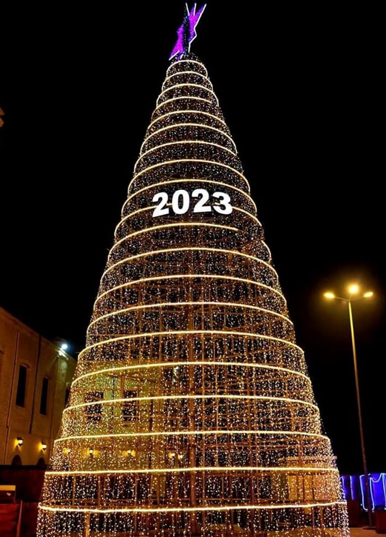 شوارع بغداد تتزين لاستقبال العام الجديد