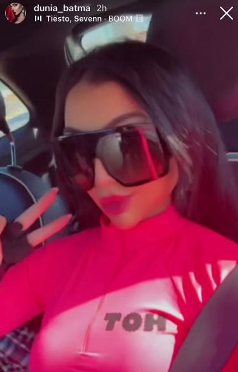 الفنانة المغربية دنيا بطمة