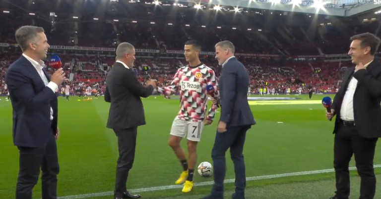 رونالدو ونيفيل وكاراجير كريستيانو رونالدو