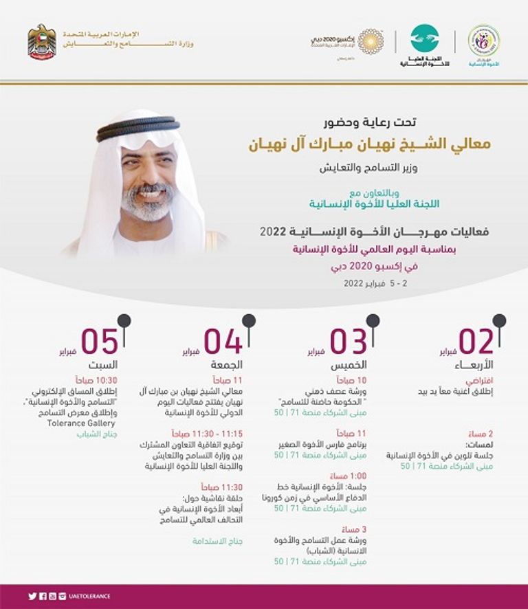 الشيخ نهيان بن مبارك آل نهيان وزير التسامح والتعايش الإماراتي