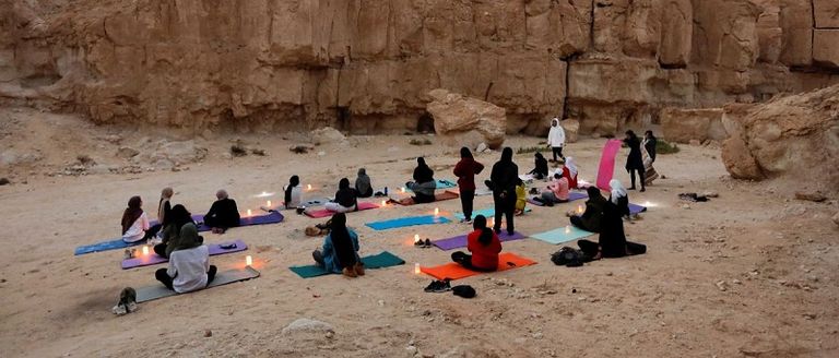 مهرجان اليوجا في السعودية