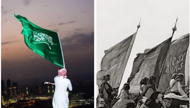 تاريخ من التغيير طرأ على العلم السعودي