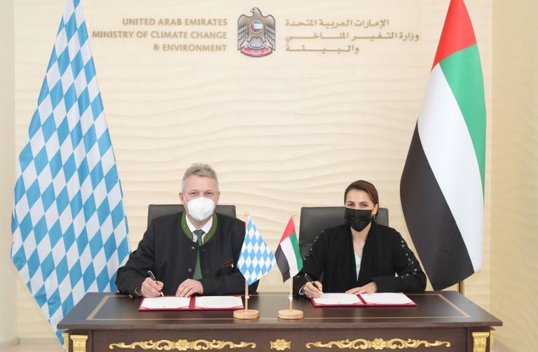 الإمارات تتعاون مع بافاريا الألمانية للتصدي للتغير المناخي