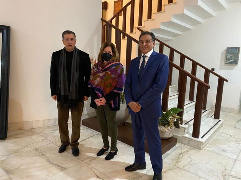 ستيفاني وليامز في زيارة لبنغازي