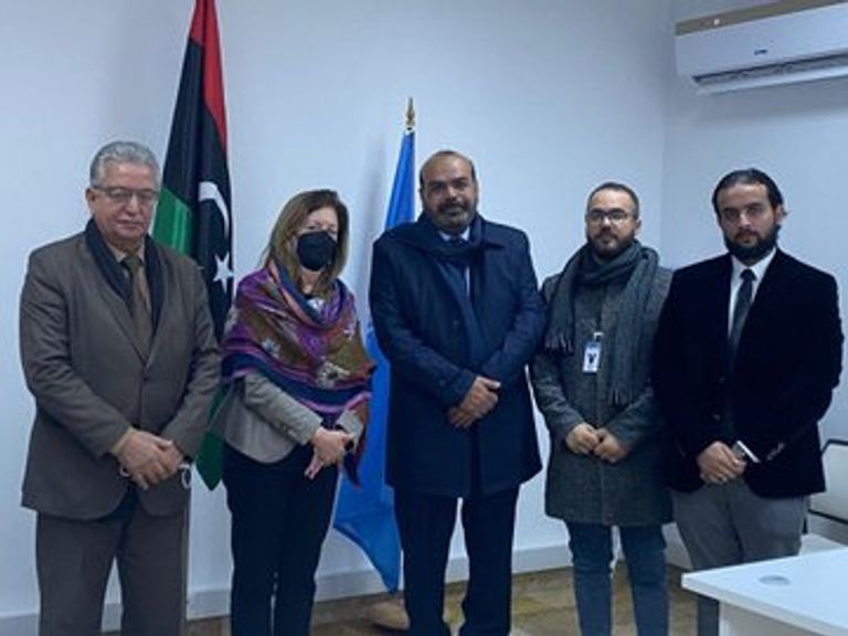 ستيفاني وليامز في زيارة لبنغازي